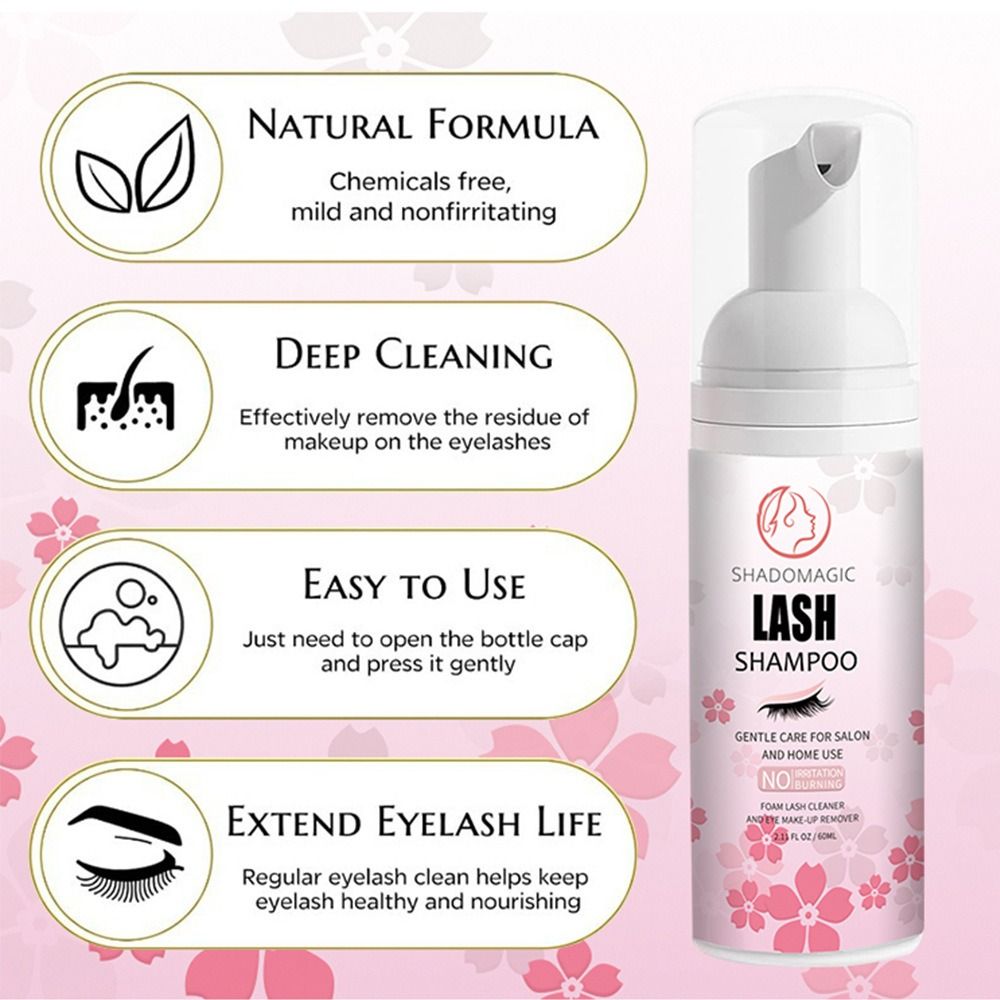 Gentle and Delicate Eyelash Cl - Eyelash Extension Foam Cleanser recension och pris