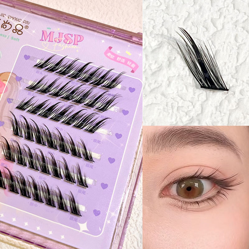 New Style Skew Flying Fox Fals - Eyelash Extension Hybrid recension och pris