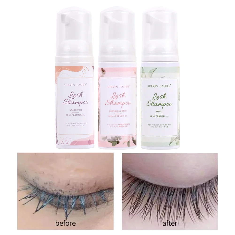 ARISON10 Bottles 60ml Eyelash  - Eyelash Extension Foam Cleanser recension och pris