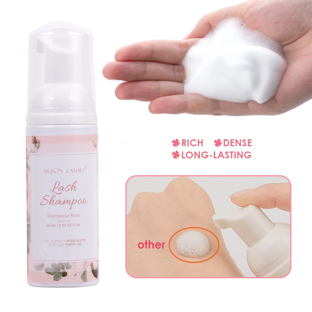ARISON10 Bottles 60ml Eyelash  - Eyelash Extension Foam Cleanser recension och pris