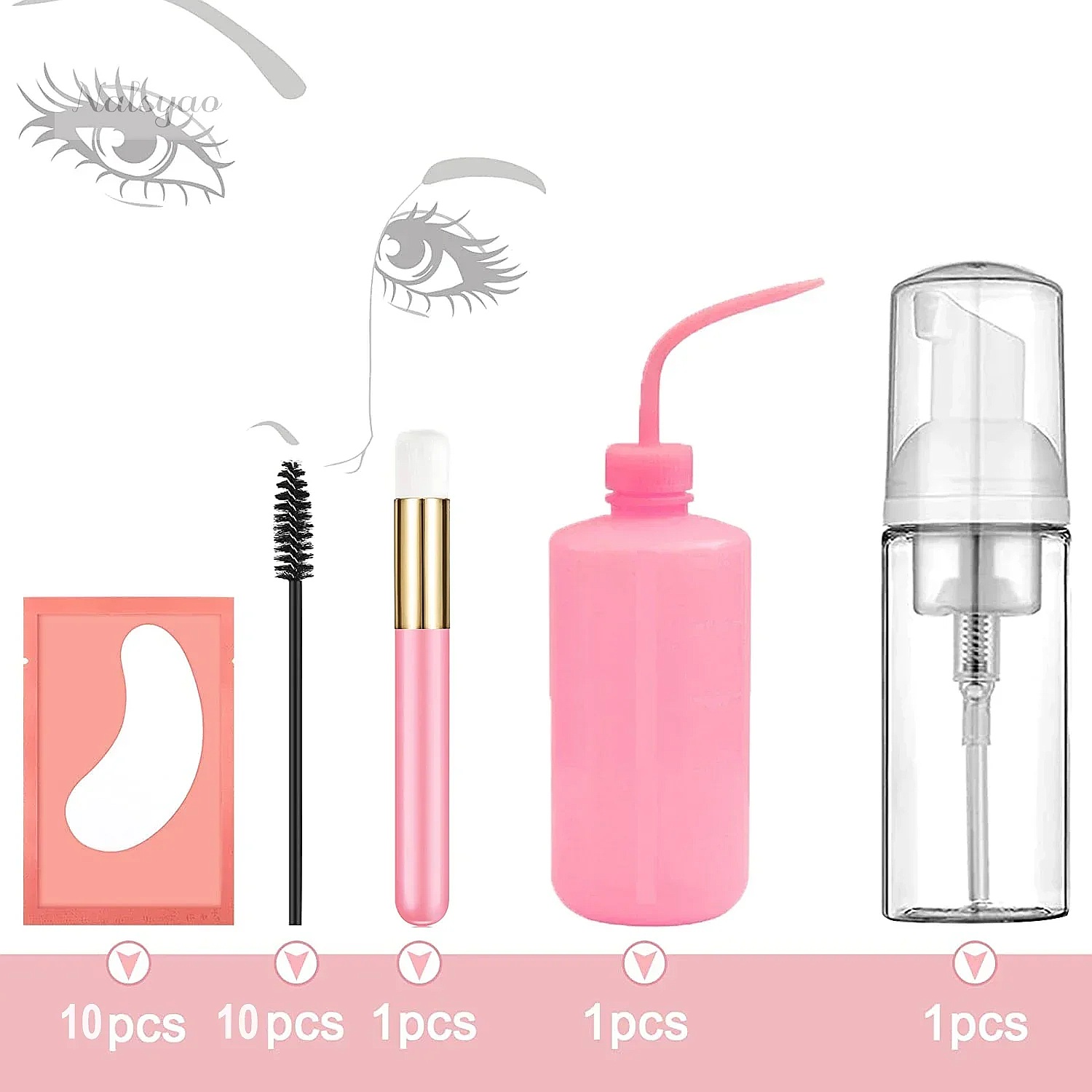 Eyelash Extension Cleaning Kit - Eyelash Extension Wash recension och pris
