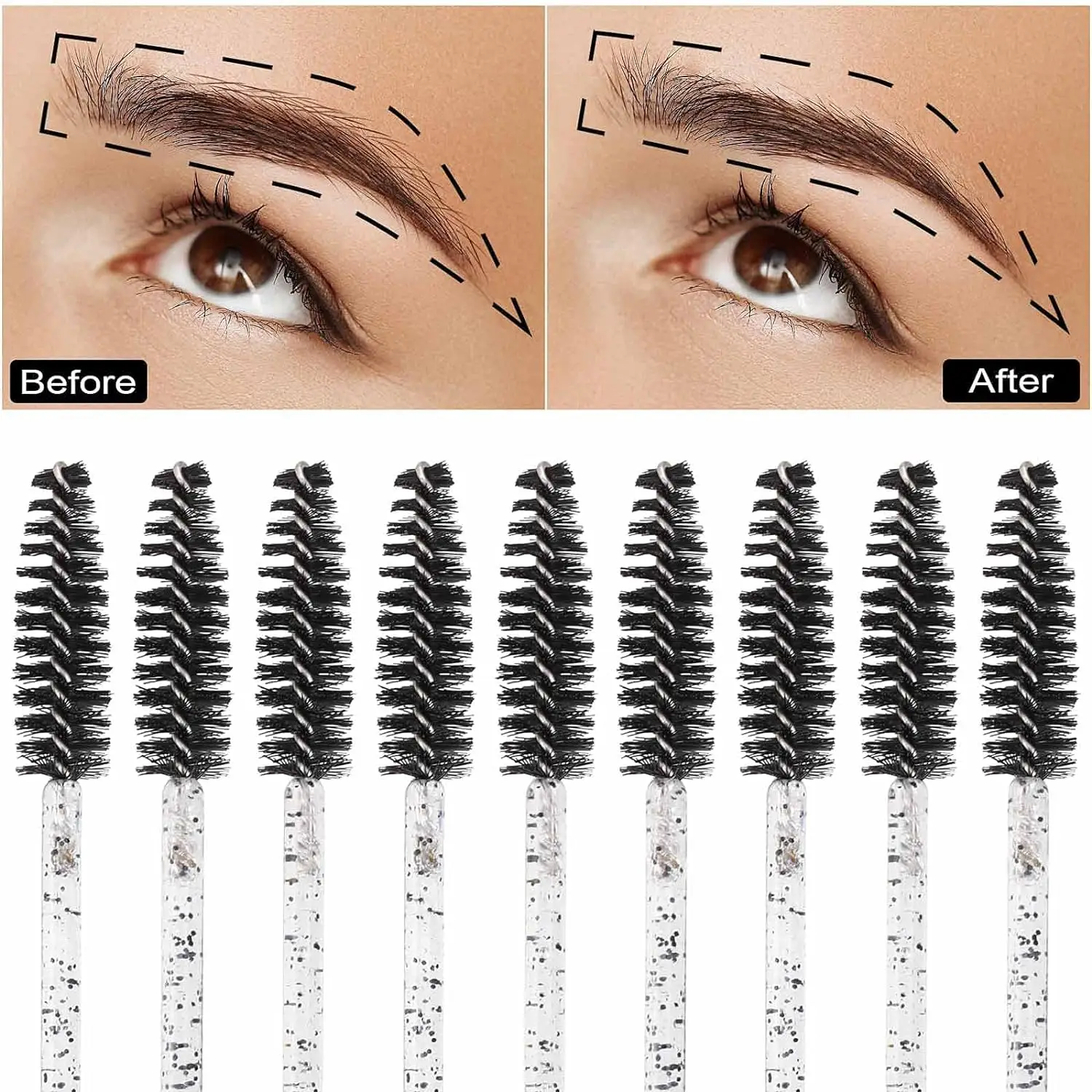 100/1000 /2000pcs Disposable M - Eyelash Extension Wholesale recension och pris