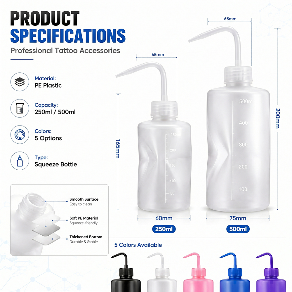 2pcs Tattoo Spray Bottle Tatto - Eyelash Extension Wash recension och pris