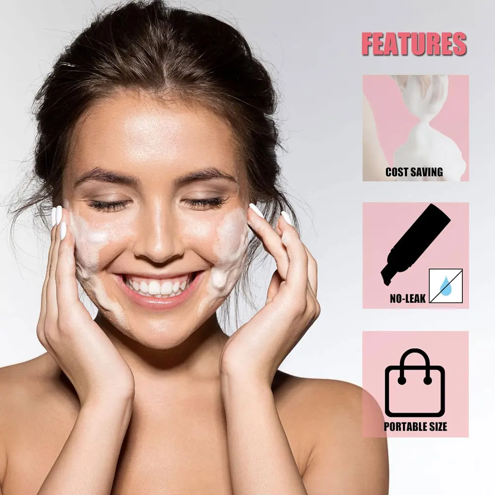 20/40PCS Suit 60ML Empty Pump  - Eyelash Extension Foam Cleanser recension och pris