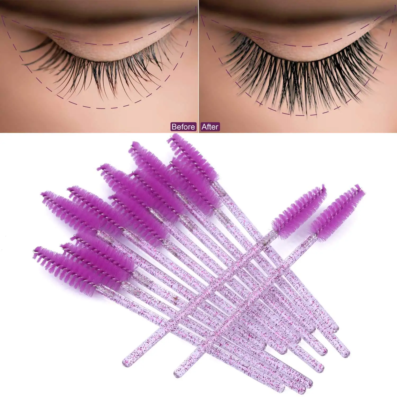 100/1000/2000pcs Disposable Ma - Eyelash Extension Wholesale recension och pris
