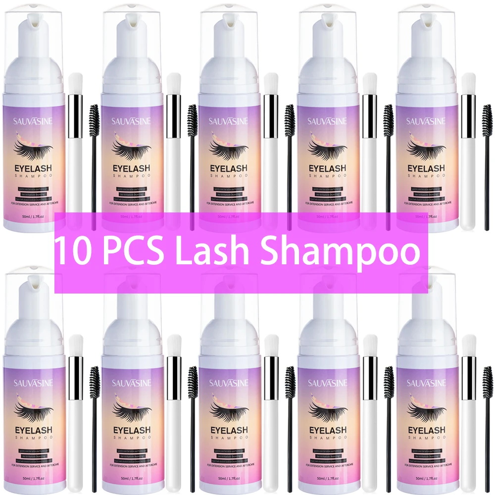 5/10PCS 50ML Eyelash Extension - Eyelash Extension Foam Cleanser recension och pris