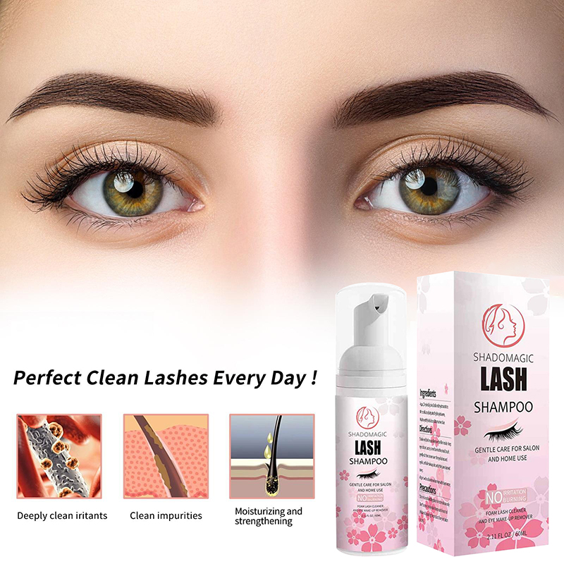 HOT! Fast Cleaning Lash Shampo - Eyelash Extension Foam Cleanser recension och pris