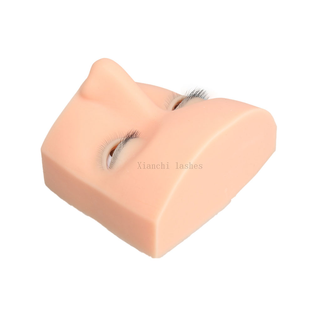 4 Layered Mannequin Head for E - Eyelash Extension Open Eye recension och pris