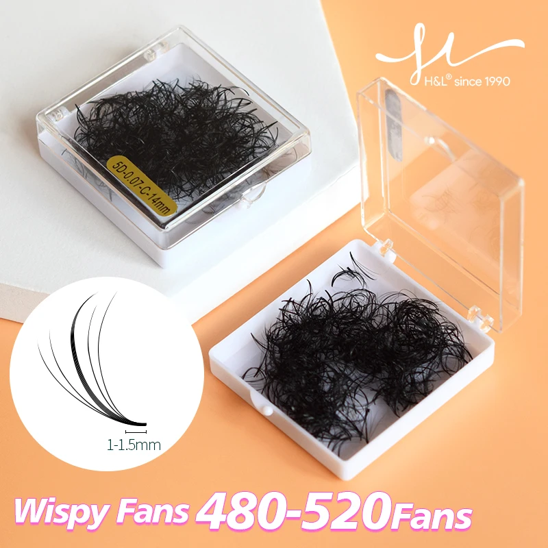 H&L SINCE 1990 PreMade Wispy F - Eyelash Extension Hybrid recension och pris