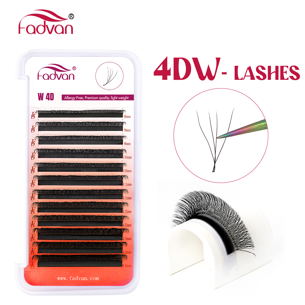 FADVAN 3D/4D/5D W Shape Eyelas - Eyelash Extension Hybrid recension och pris