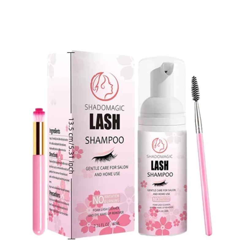Lash Shampoo 60ML Fast Eyelash - Eyelash Extension Foam Cleanser recension och pris