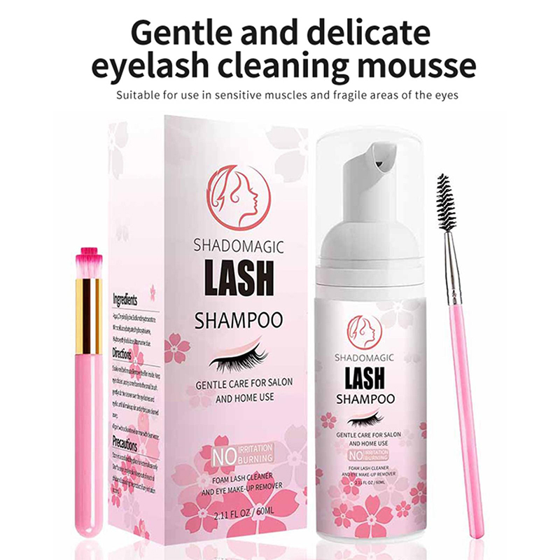 Lash Shampoo 60ML Fast Eyelash - Eyelash Extension Foam Cleanser recension och pris