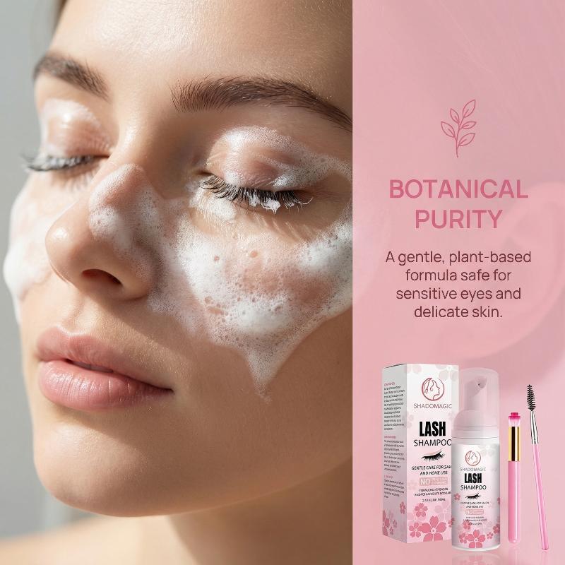 Lash Shampoo 60ML Fast Eyelash - Eyelash Extension Foam Cleanser recension och pris