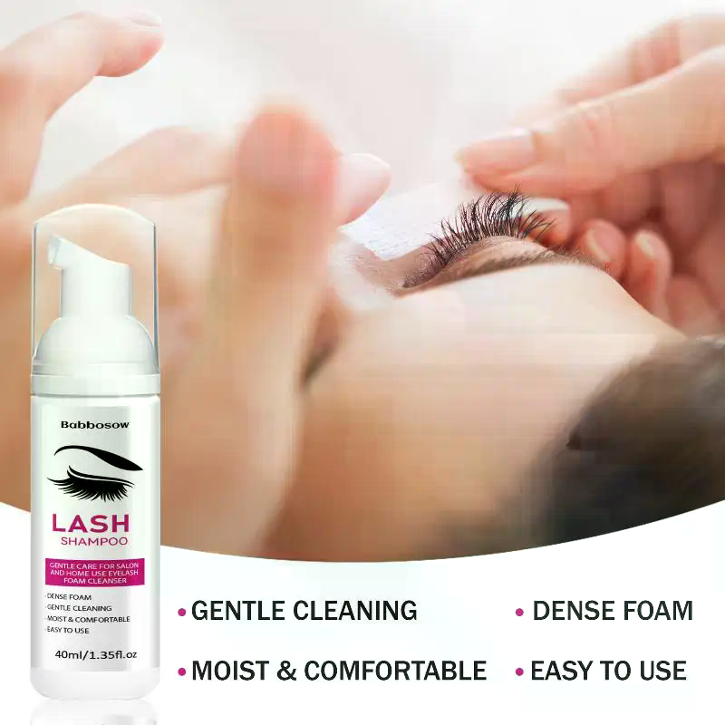 40ml Eyelash Extension Shampoo - Eyelash Extension Foam Cleanser recension och pris