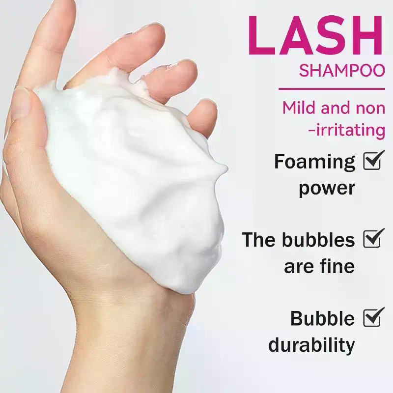 40ml Eyelash Extension Shampoo - Eyelash Extension Foam Cleanser recension och pris