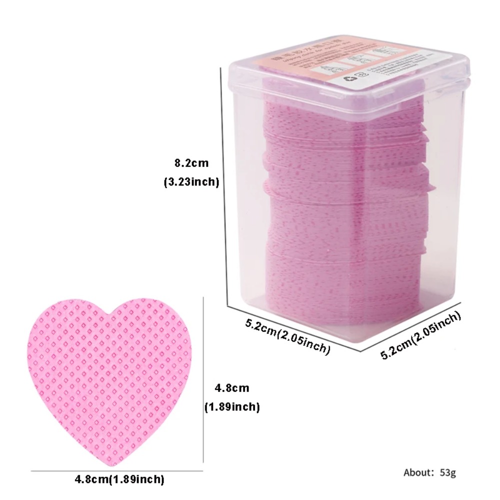 200PCS Wipes Paper Cotton Eyel - Eyelash Extension Glue Remover recension och pris