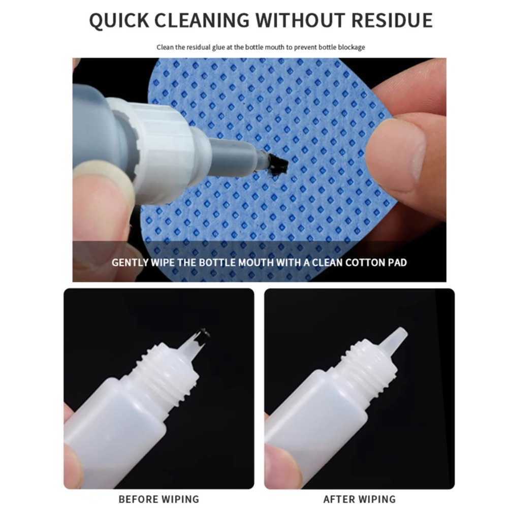 200PCS Wipes Paper Cotton Eyel - Eyelash Extension Glue Remover recension och pris