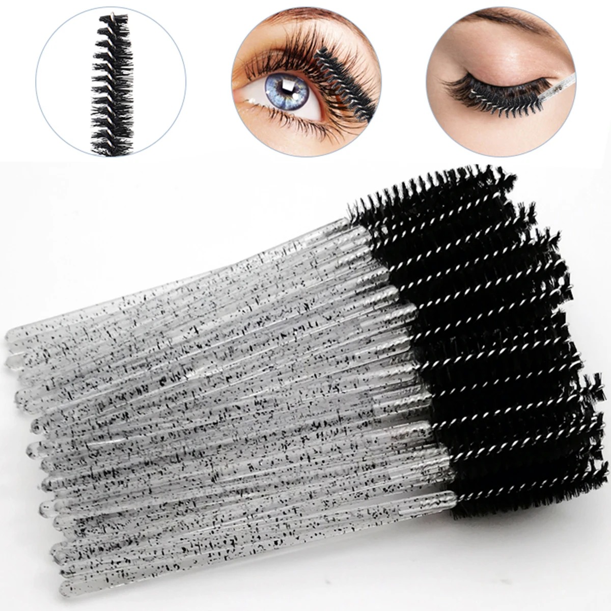 Wholesale 100PCS Mascara Spool - Eyelash Extension Wholesale recension och pris
