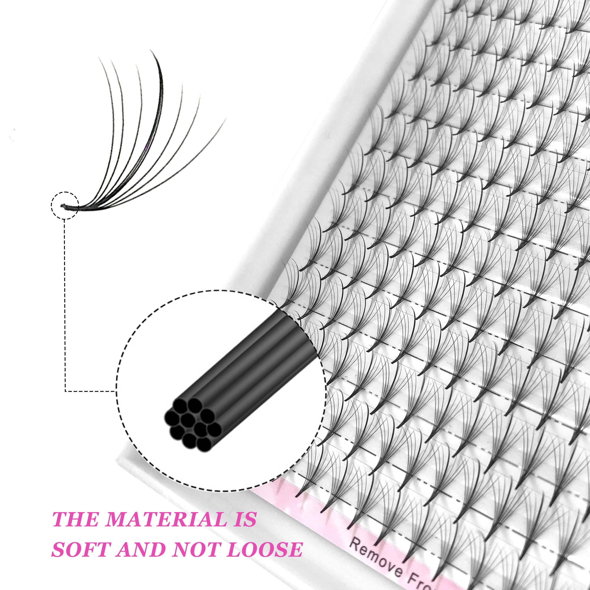 CoMango 7D Wispy Premade Fans  - Eyelash Extension Hybrid recension och pris