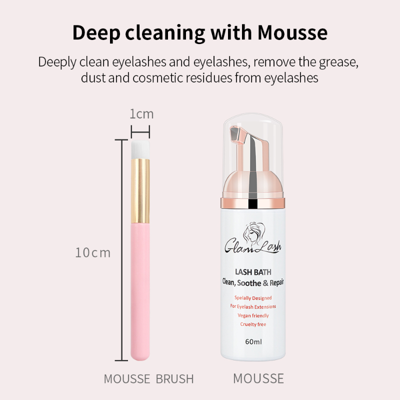 1 Pcs Eyelash Extensions Mouss - Eyelash Extension Glue Remover recension och pris
