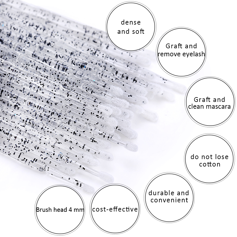 Free shipping Microbrush for e - Eyelash Extension Glue recension och pris